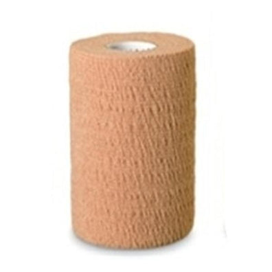 Bandage CoFlex 6"x5yd Compression Foam Tan Non-Sterile 12/Ca - Surgical Supplies NY